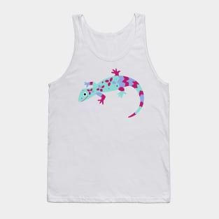 Cute Lizard Cartoon Tank Top